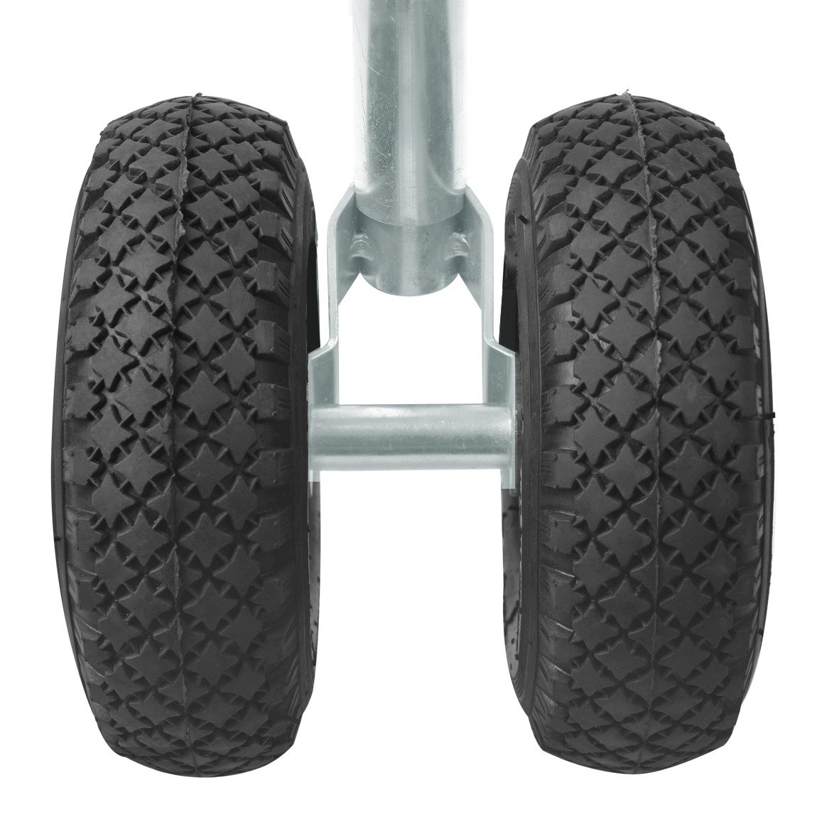 DUBBEL NEUSWIEL 48MM 2X VELG KUNSTSTOF MET LUCHTBAND 260X85MM 3