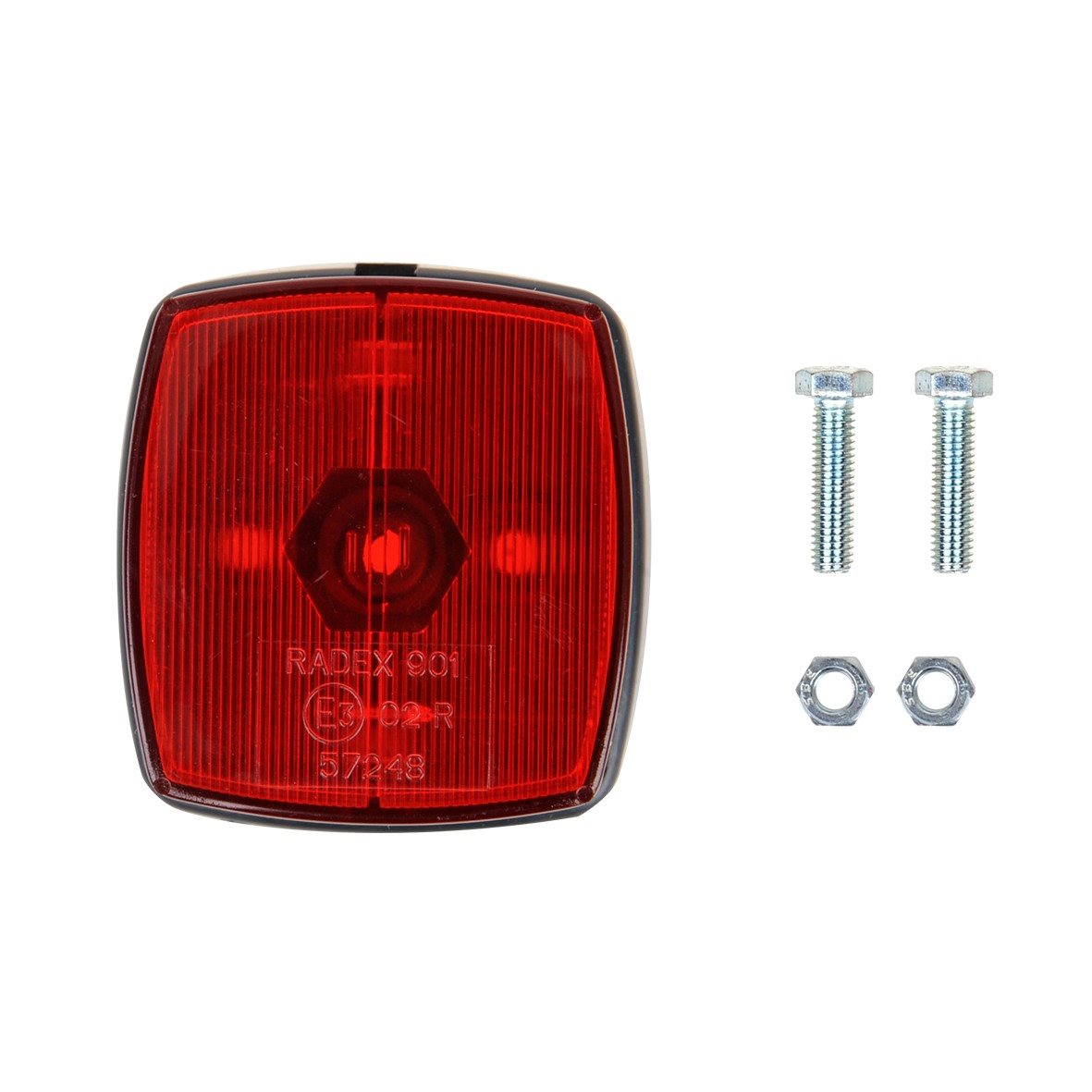 MARKERINGSLAMP ROOD 66X62MM - BULK 2