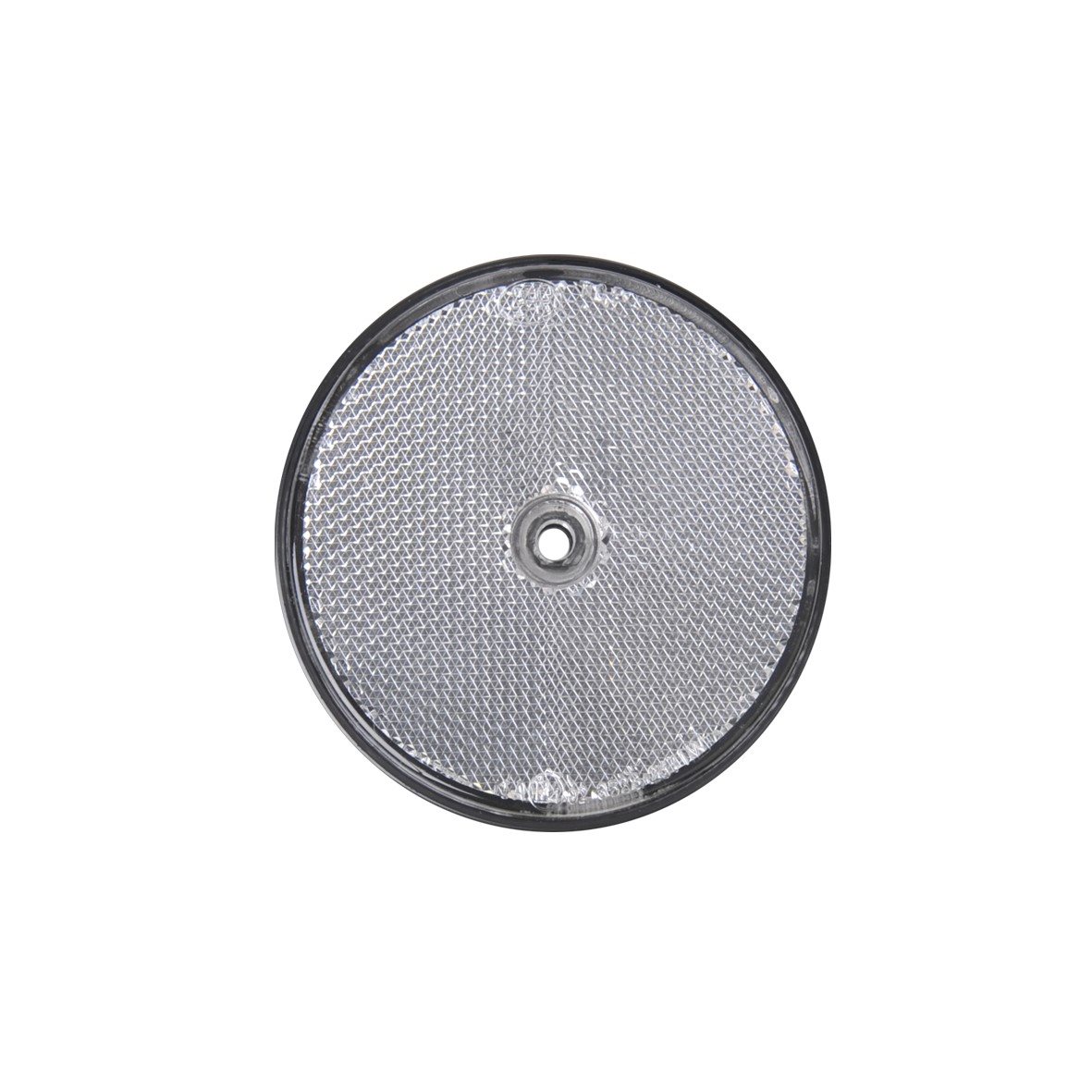 REFLECTOR WIT 80MM SCHROEFBEVESTIGING - BULK
