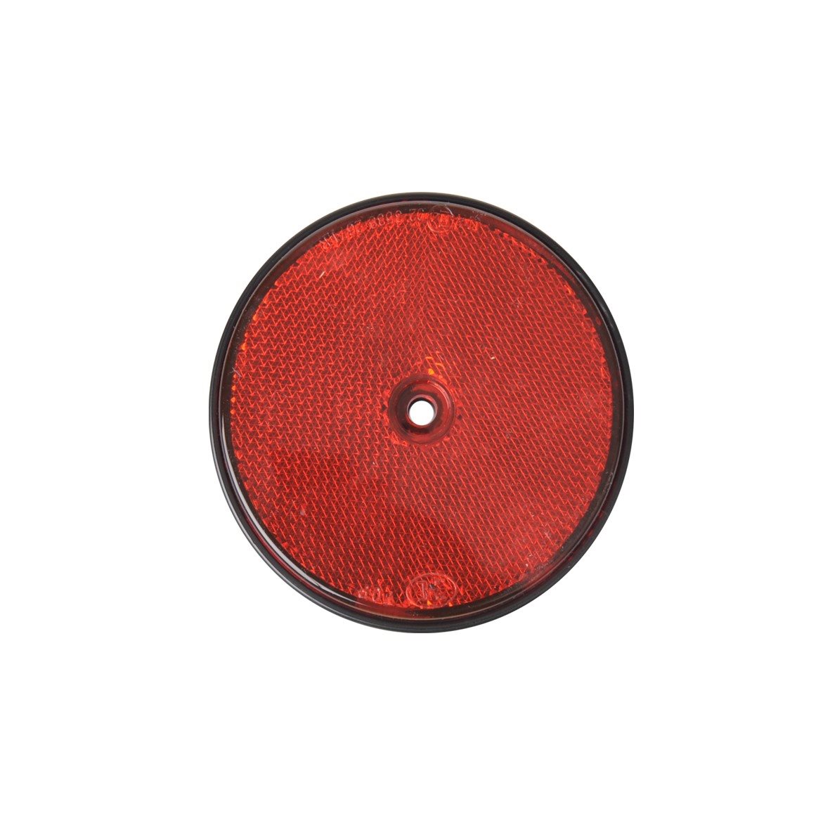 REFLECTOR ROOD 80MM SCHROEFBEVESTIGING - BULK