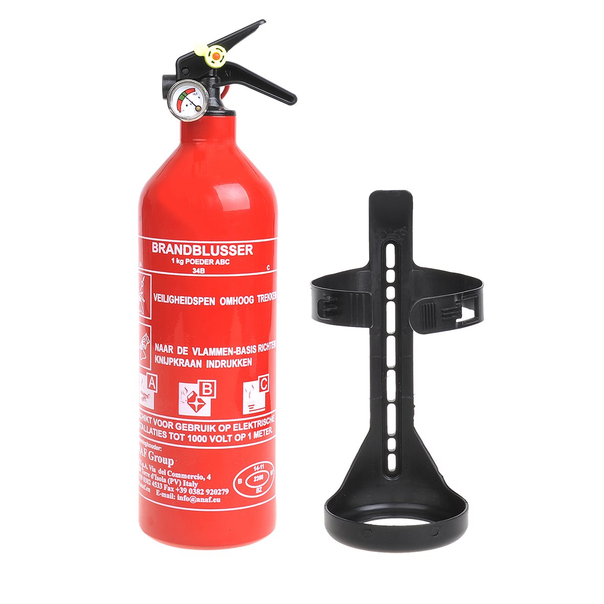 BRANDBLUSSER 1KG ABC NL + MANOMETER 2