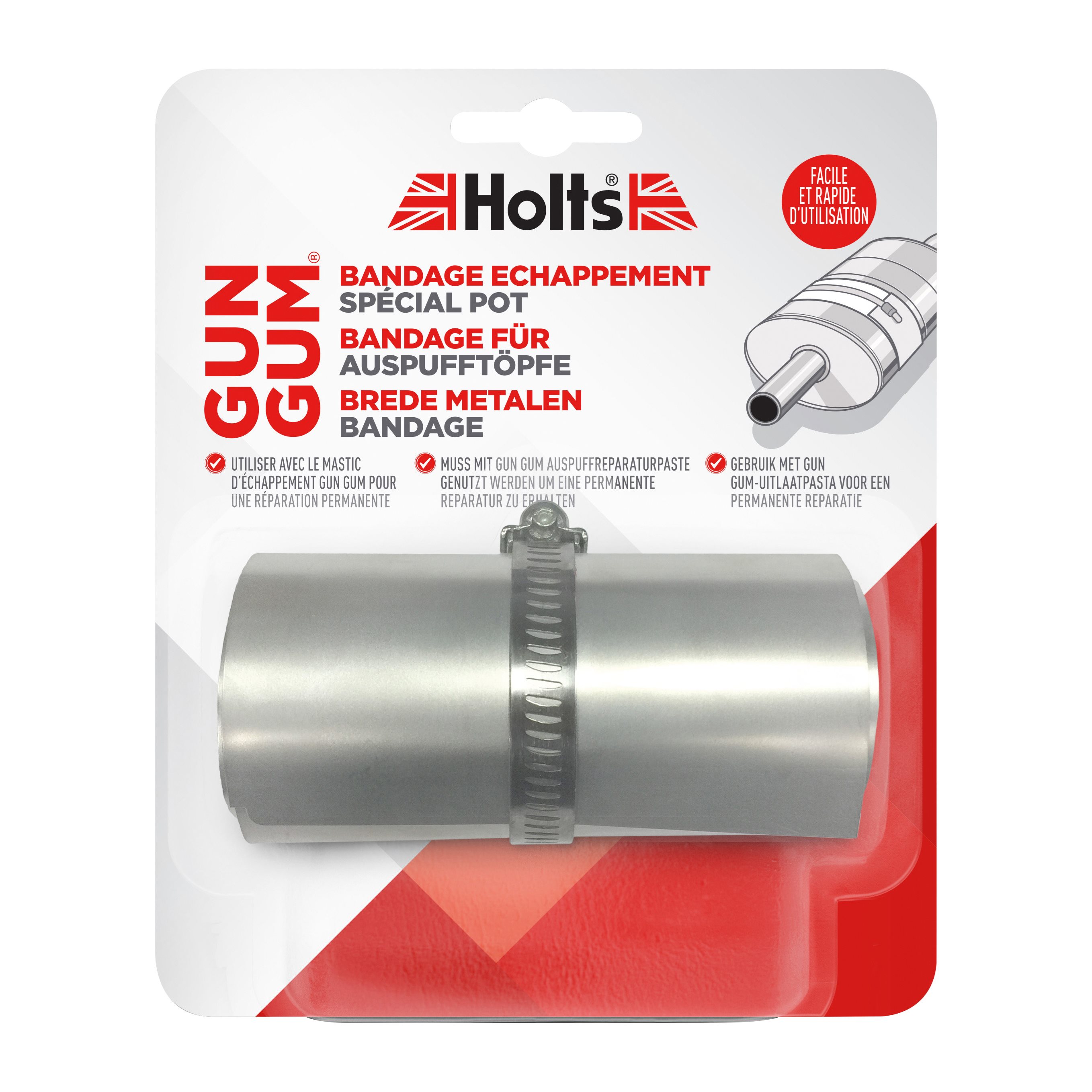 HOLTS GUN GUM FLEXIWRAP UITLAATDEMPER (204413)