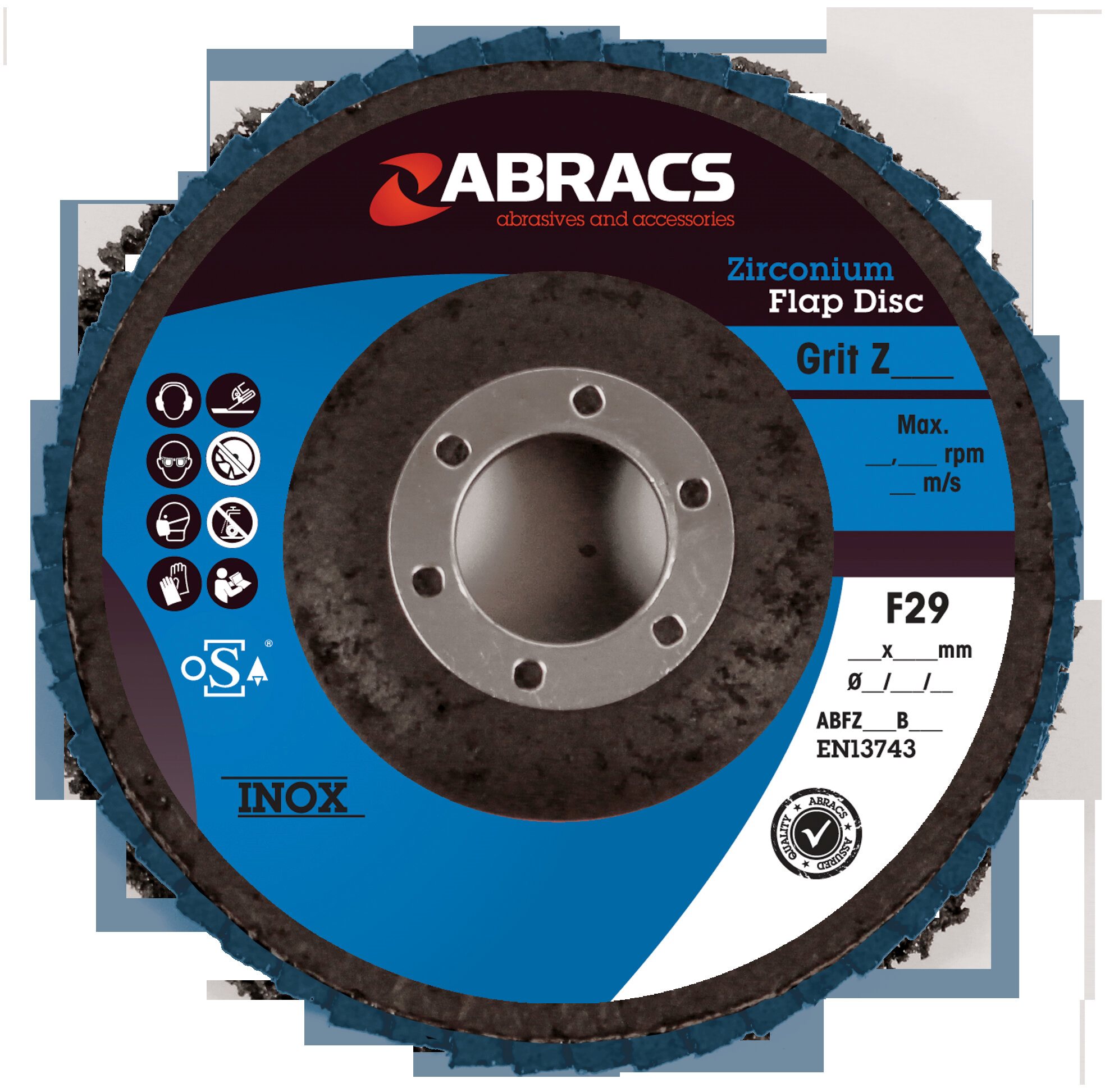 ABRACS LAMELLENSCHIJF 125MM X 60K