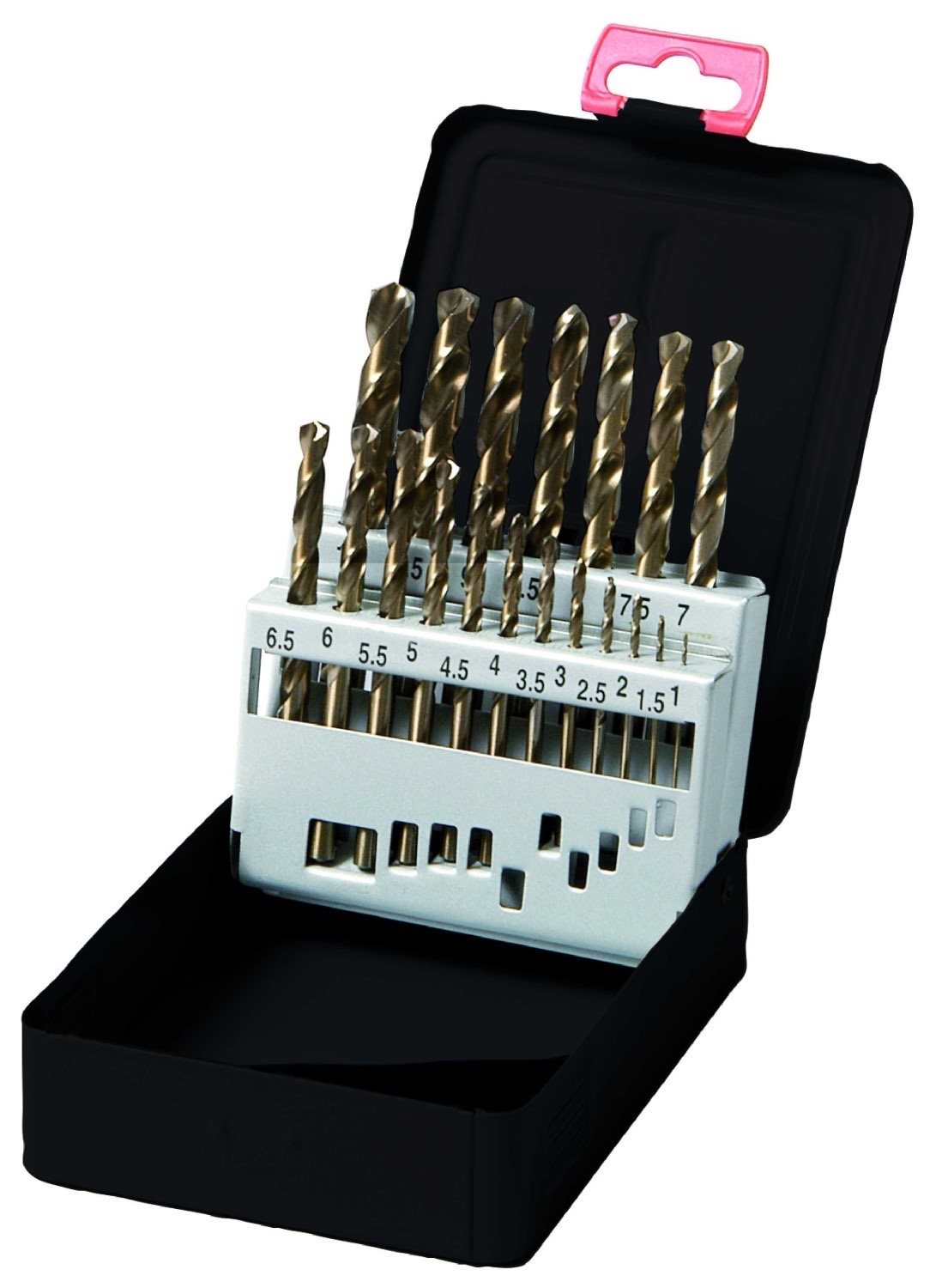 SPIRAALBOOR SET HSS-E COBALT 19-DELIG