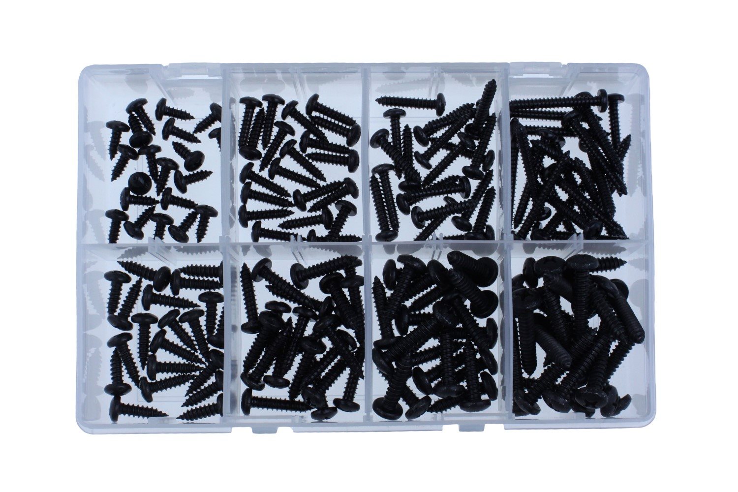 ASSORTIMENT PLAATSCHROEVEN ZWART BOLKOP PHILIPSDRIVE GROOT 160-DELIG