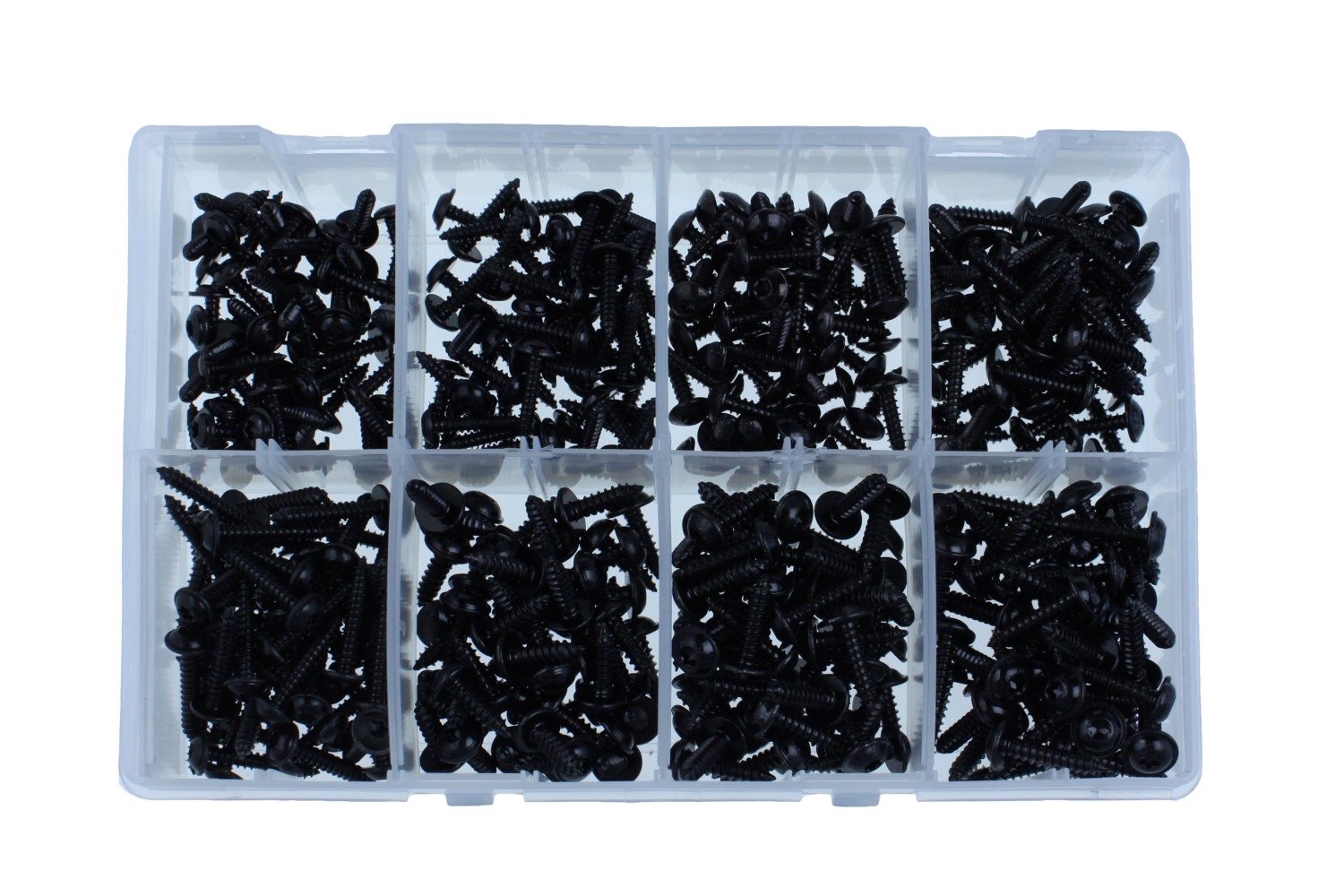 ASSORTIMENT LBK PLAATSCHROEVEN + KRAAG ZWART TORX 400-DELIG