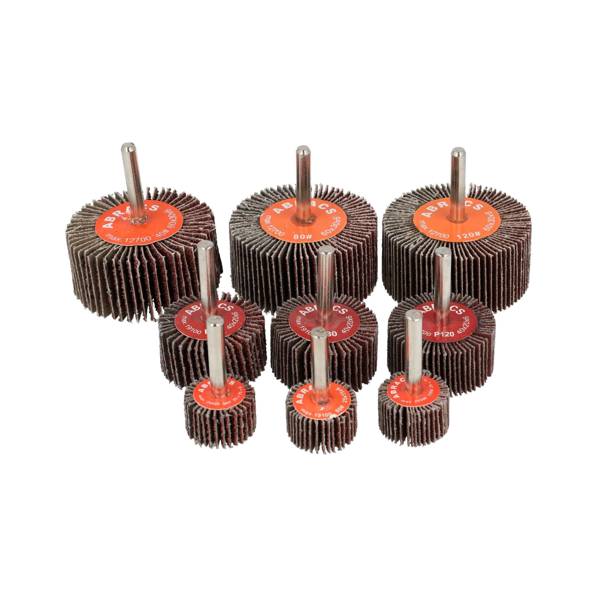 BUNDELACTIE ABRACS LAMELLENBORSTELS DIVERSE SOORTEN (3-SETS) 2