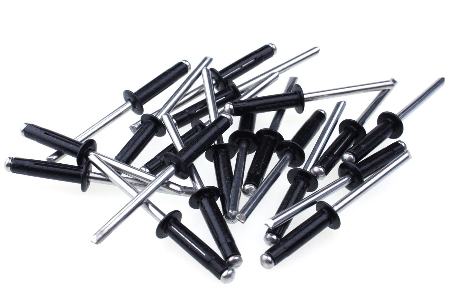 ALUMINIUM BLINDKLINK NAGELS ZWART 4,8X25 2