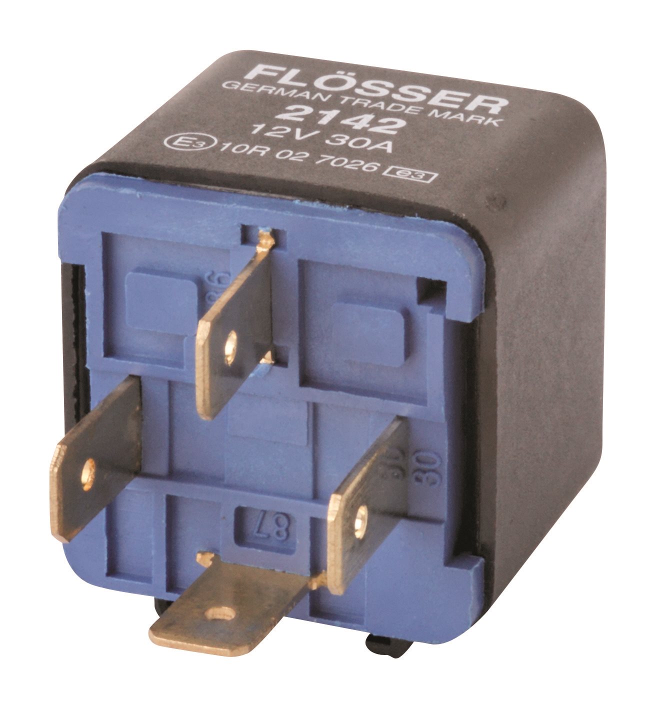 MINI CONTACT MAAK RELAIS 12V 30A MET WEERSTAND 4-POLIG