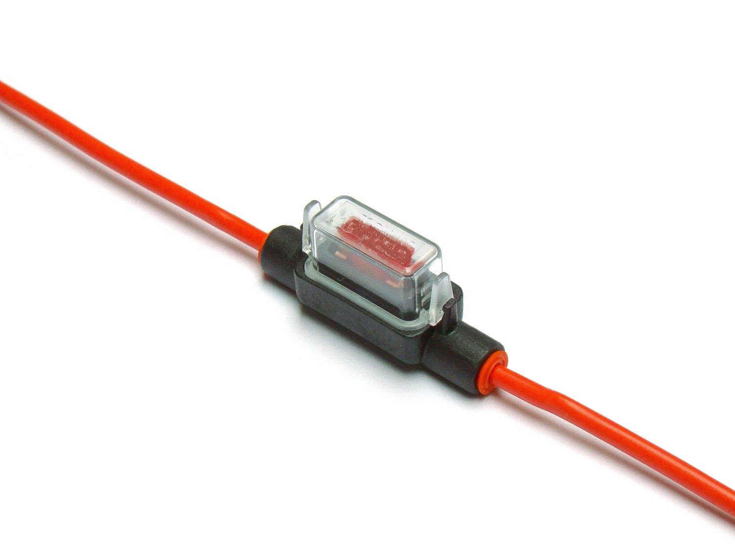 ZEKERINGHOUDER MINI LOW PROFILE 2,5MM² RODE KABEL 2