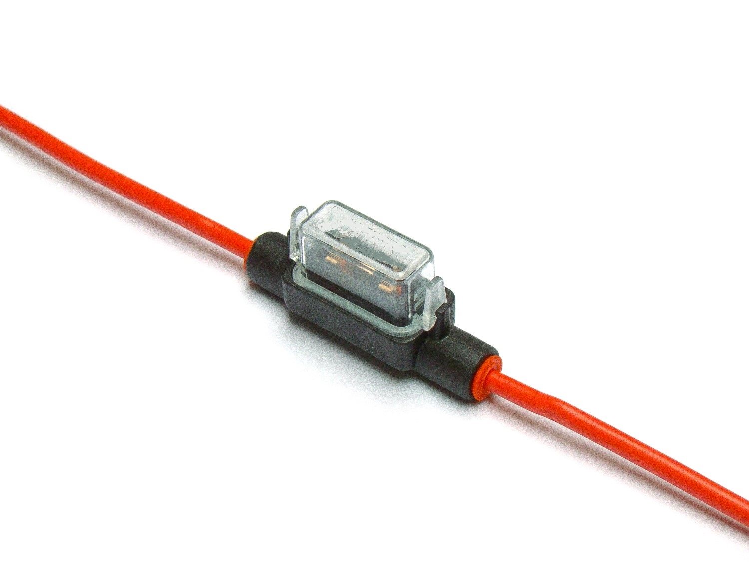 ZEKERINGHOUDER MINI LOW PROFILE 2,5MM² RODE KABEL 3