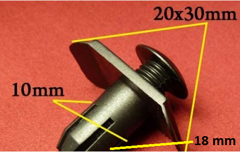 CLIP MAZDA OE: BF8250233 2