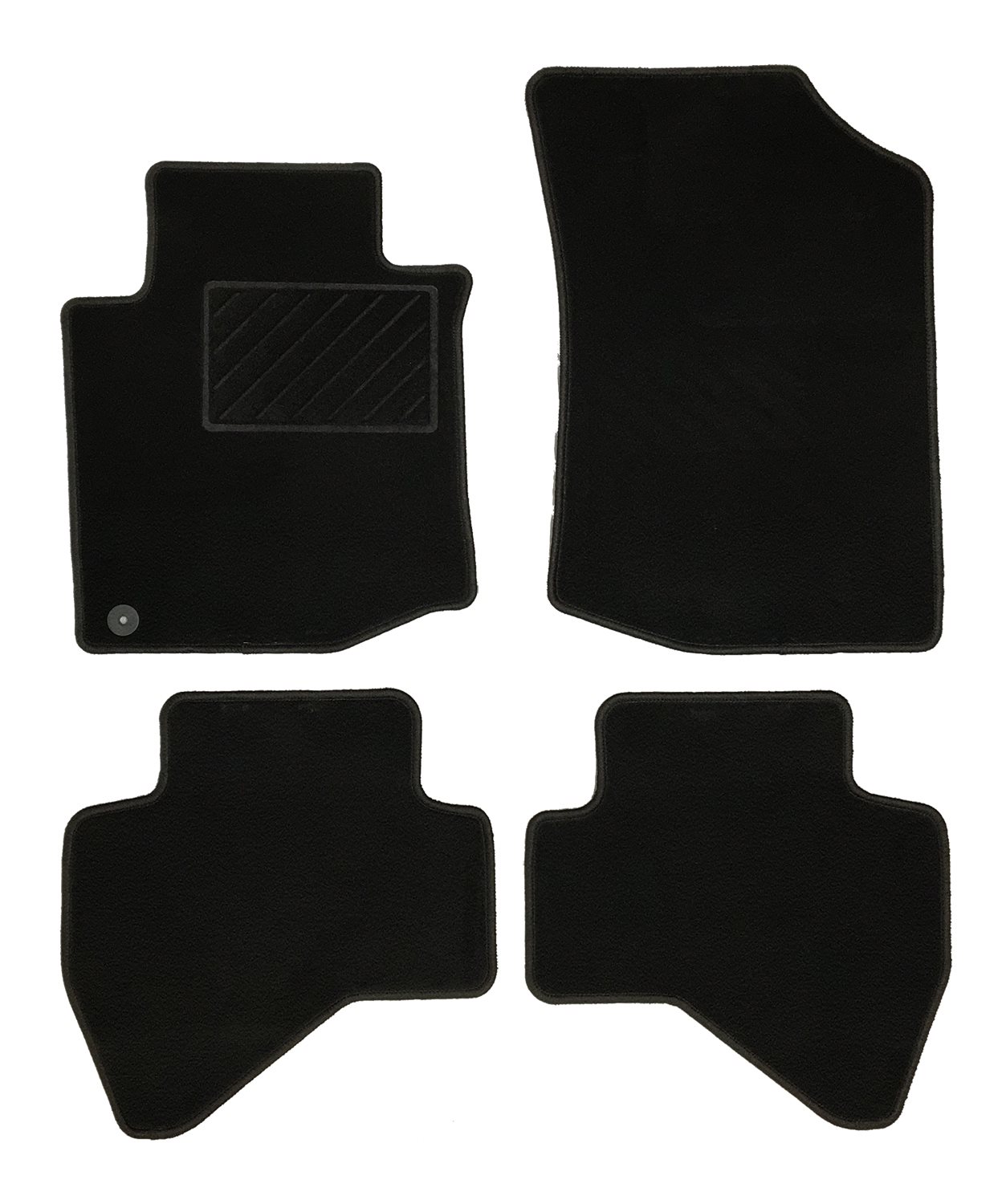 MATTENSET NAALDVILT (ZWART) CITROEN C1 2005 - 2011 3