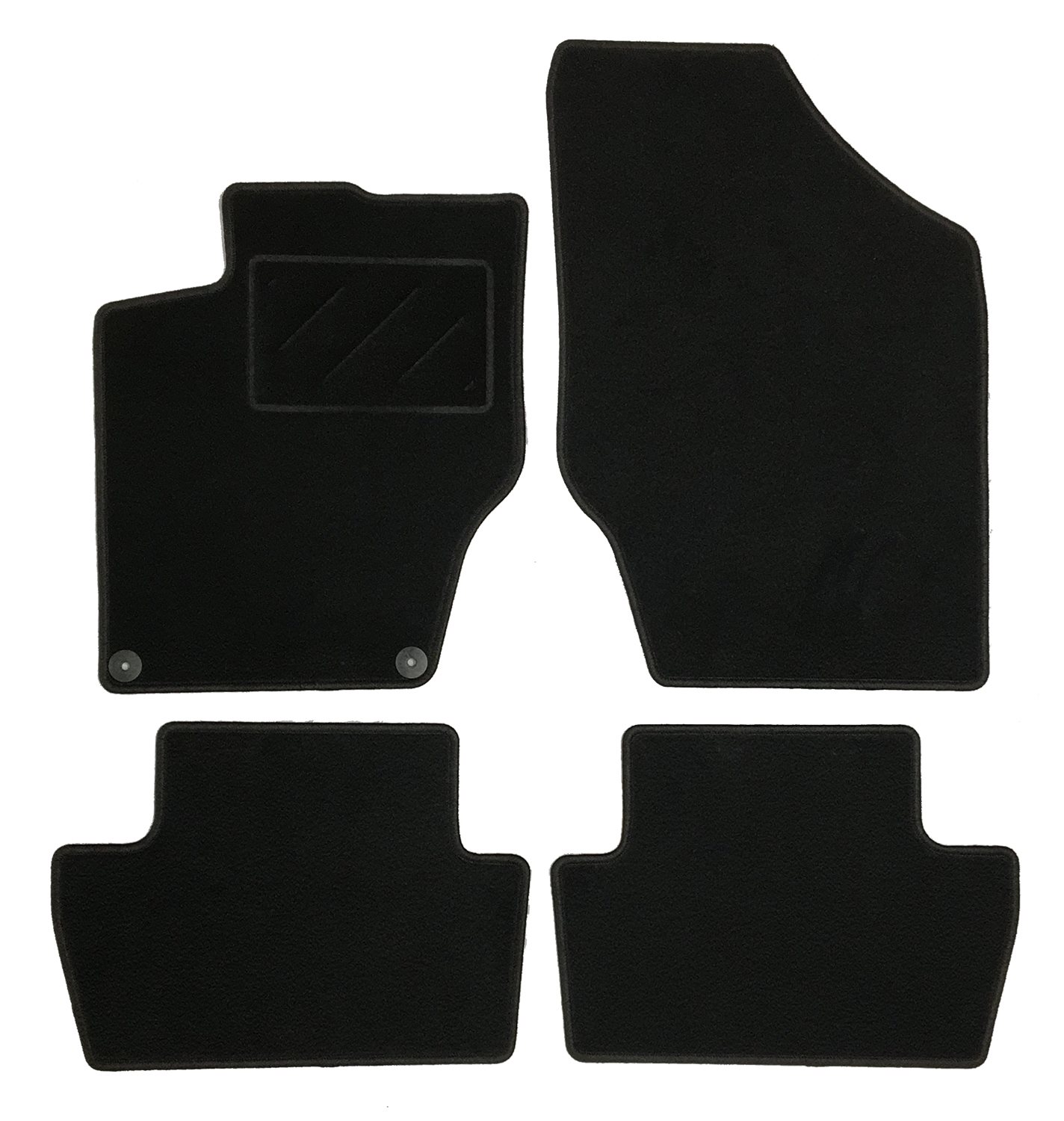 MATTENSET NAALDVILT (ZWART) CITROEN C4 / DS4 2010 -> 3
