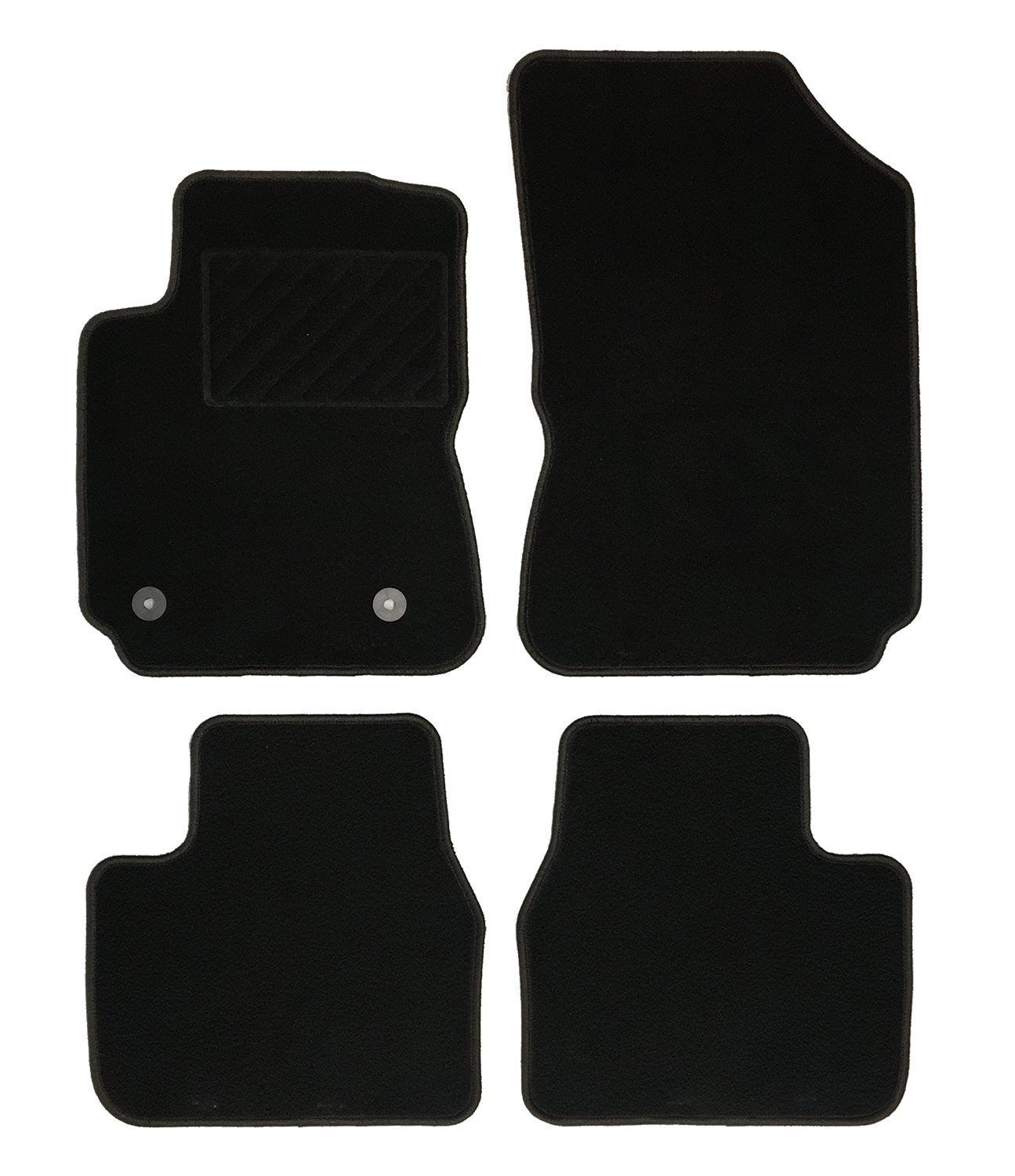 MATTENSET NAALDVILT (ZWART) CITROEN C4 CACTUS 2014-> 3
