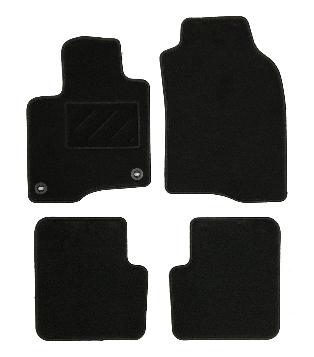 MATTENSET NAALDVILT (ZWART) FIAT PANDA III / TWINAIR 2012 -> 3