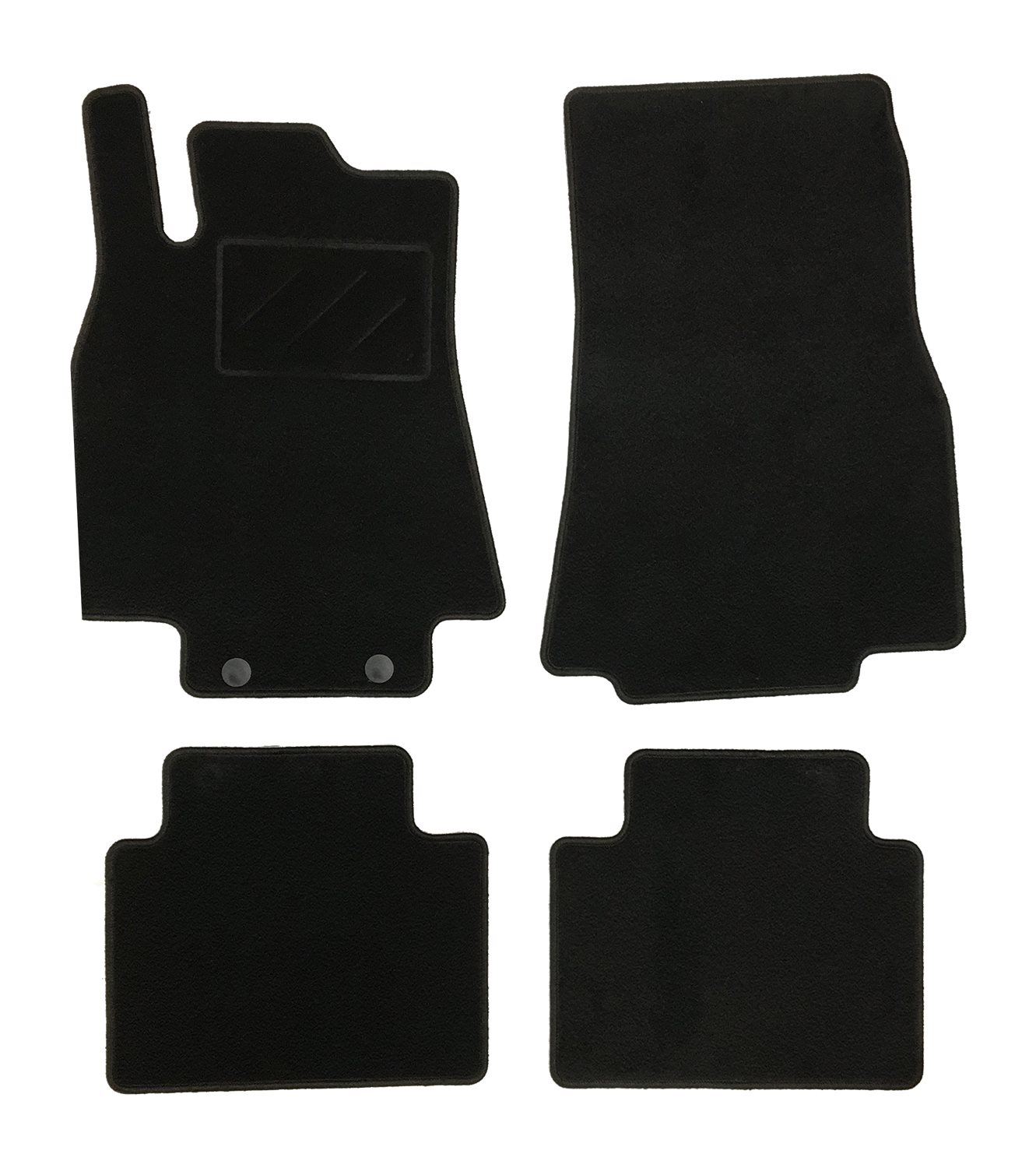 MATTENSET NAALDVILT (ZWART) MERCEDES W245 B-KLASSE 2005 - 2011 3