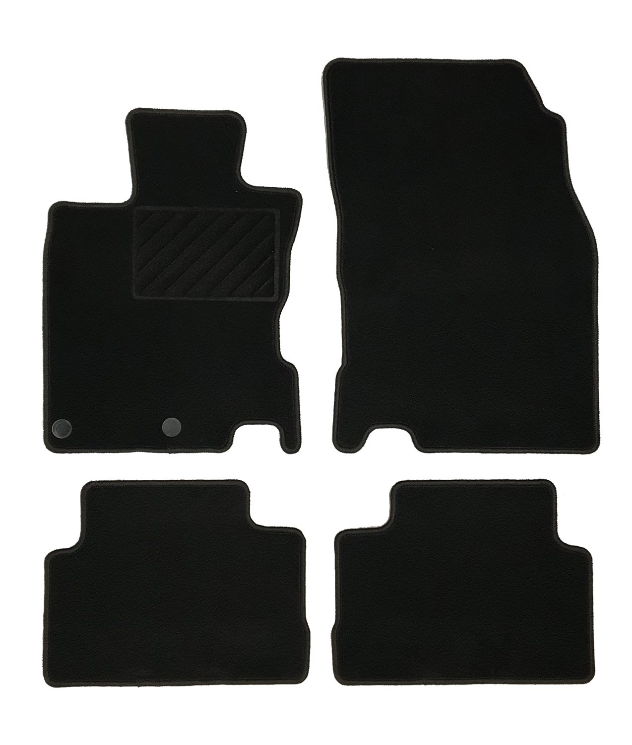 MATTENSET NAALDVILT (ZWART) NISSAN QASHQAI 2014 -> 3