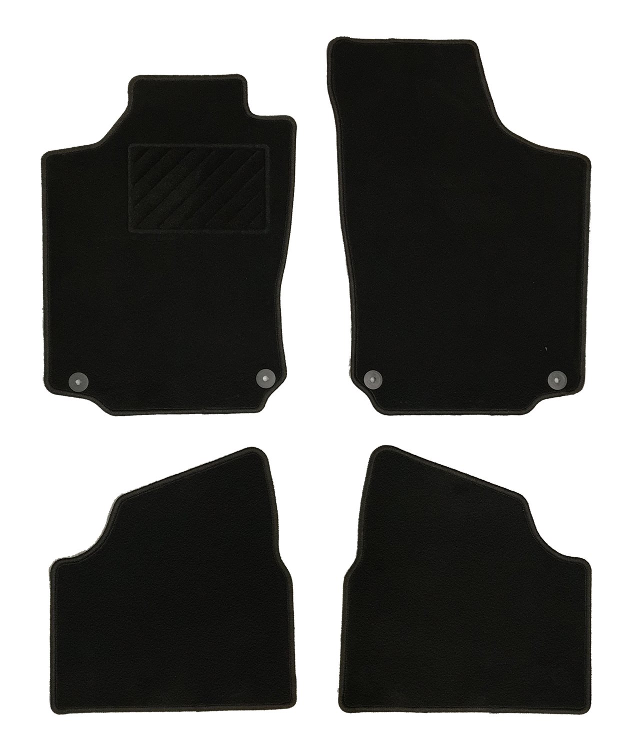 MATTENSET NAALDVILT (ZWART) OPEL CORSA C 2004 - 2007 3
