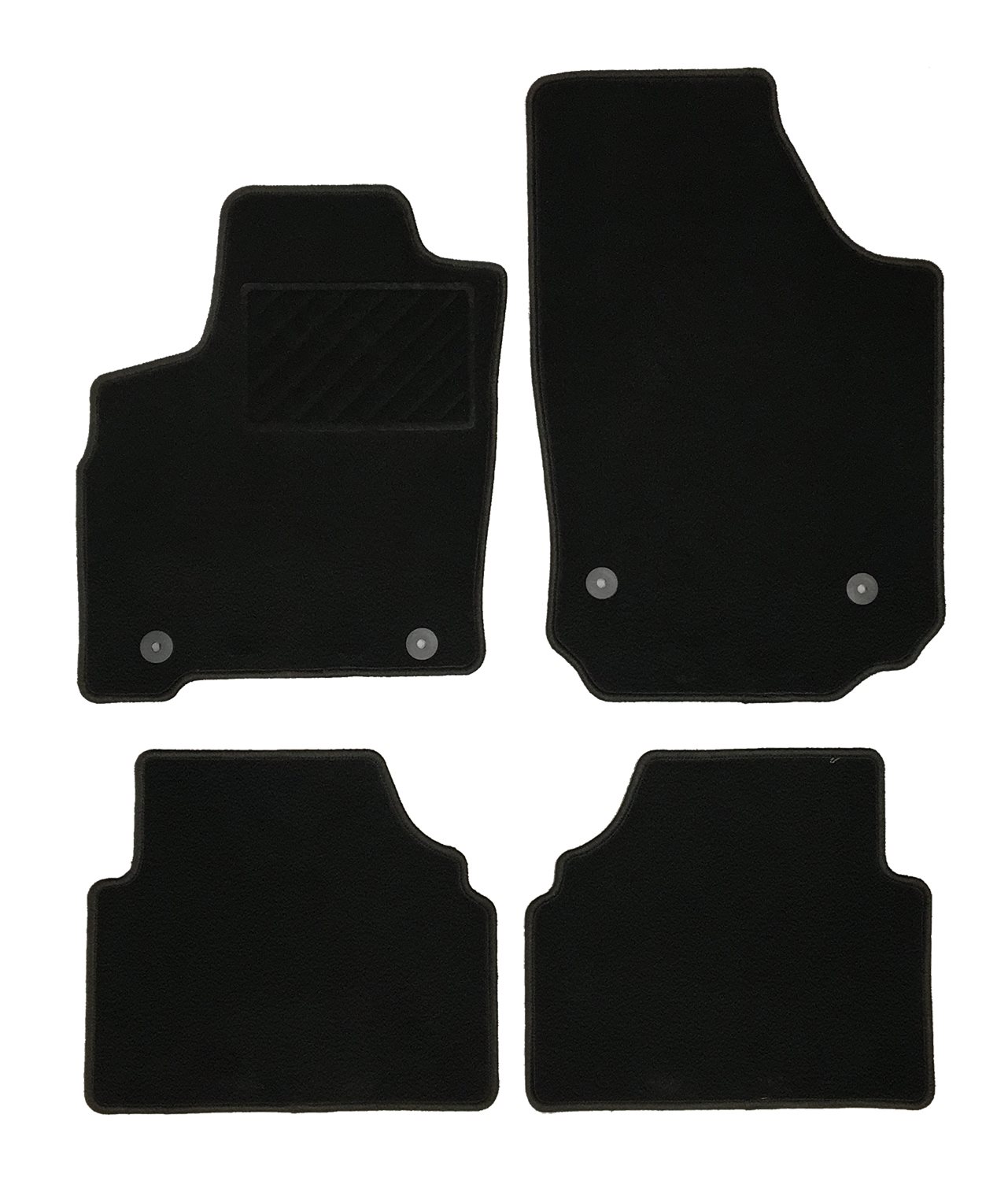 MATTENSET NAALDVILT (ZWART) OPEL MERIVA A 2004 - 2010 3