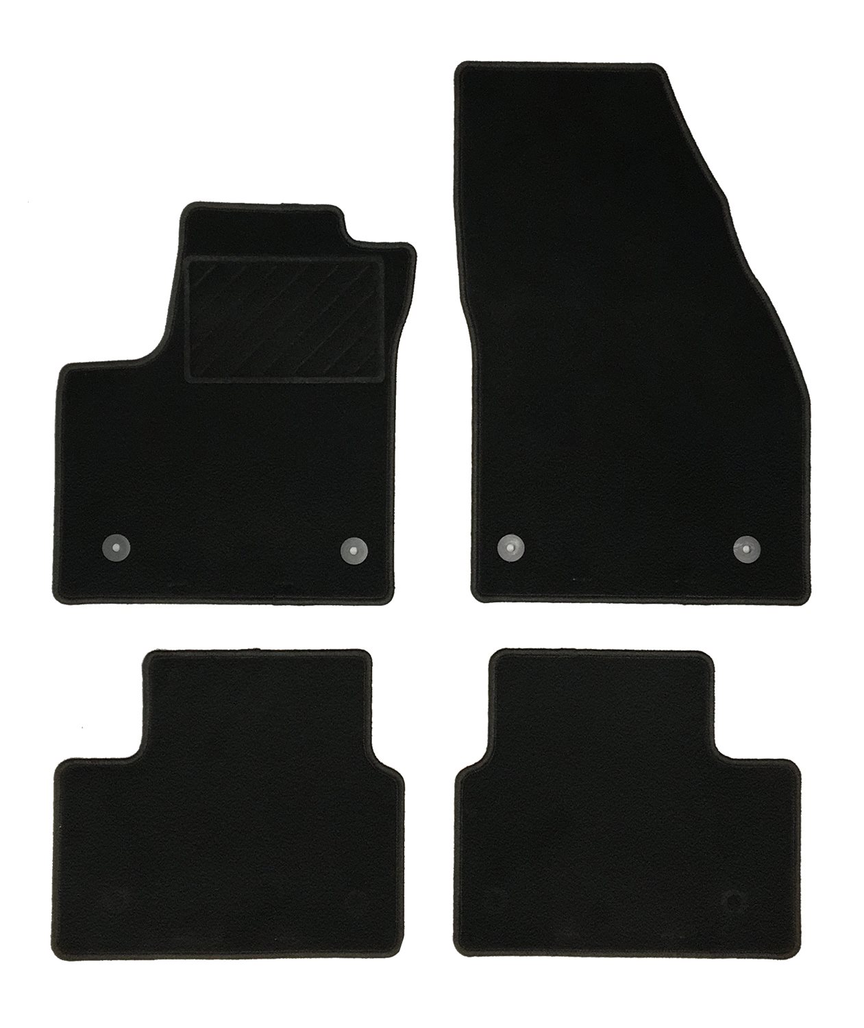 MATTENSET NAALDVILT (ZWART) OPEL MERIVA B 2010 -> 3