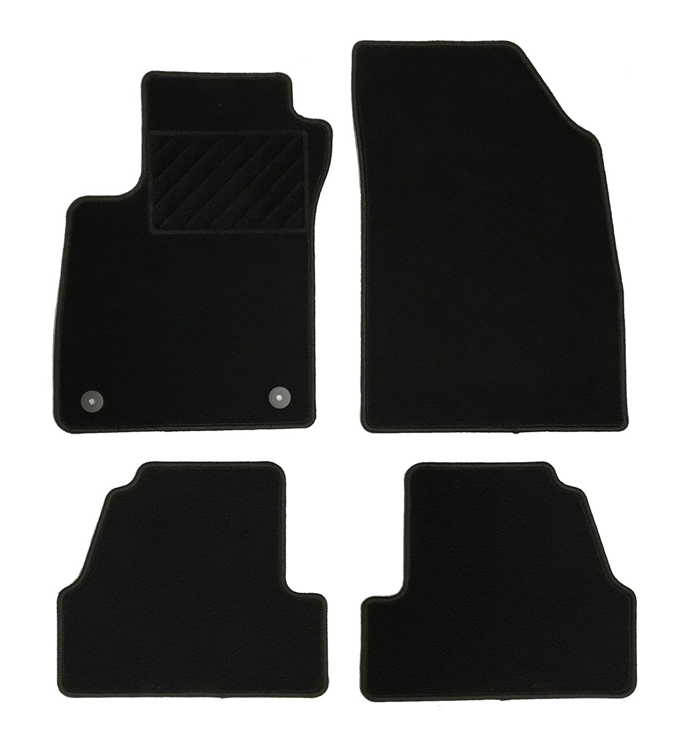 MATTENSET NAALDVILT (ZWART) OPEL MOKKA 2012 - 2016 3