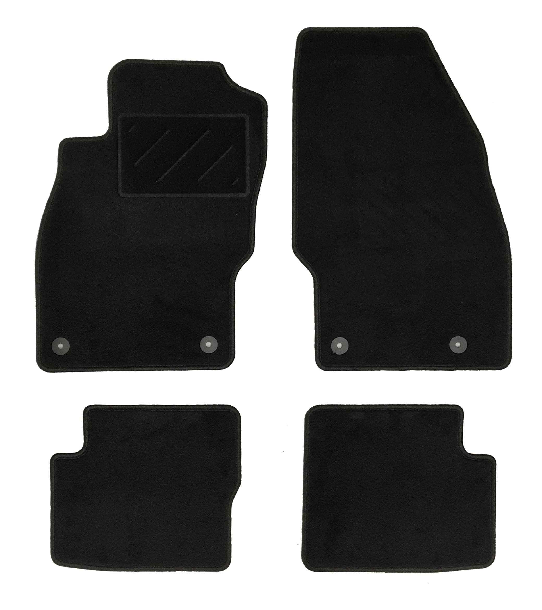 MATTENSET NAALDVILT (ZWART) OPEL CORSA E 2014 -> 3