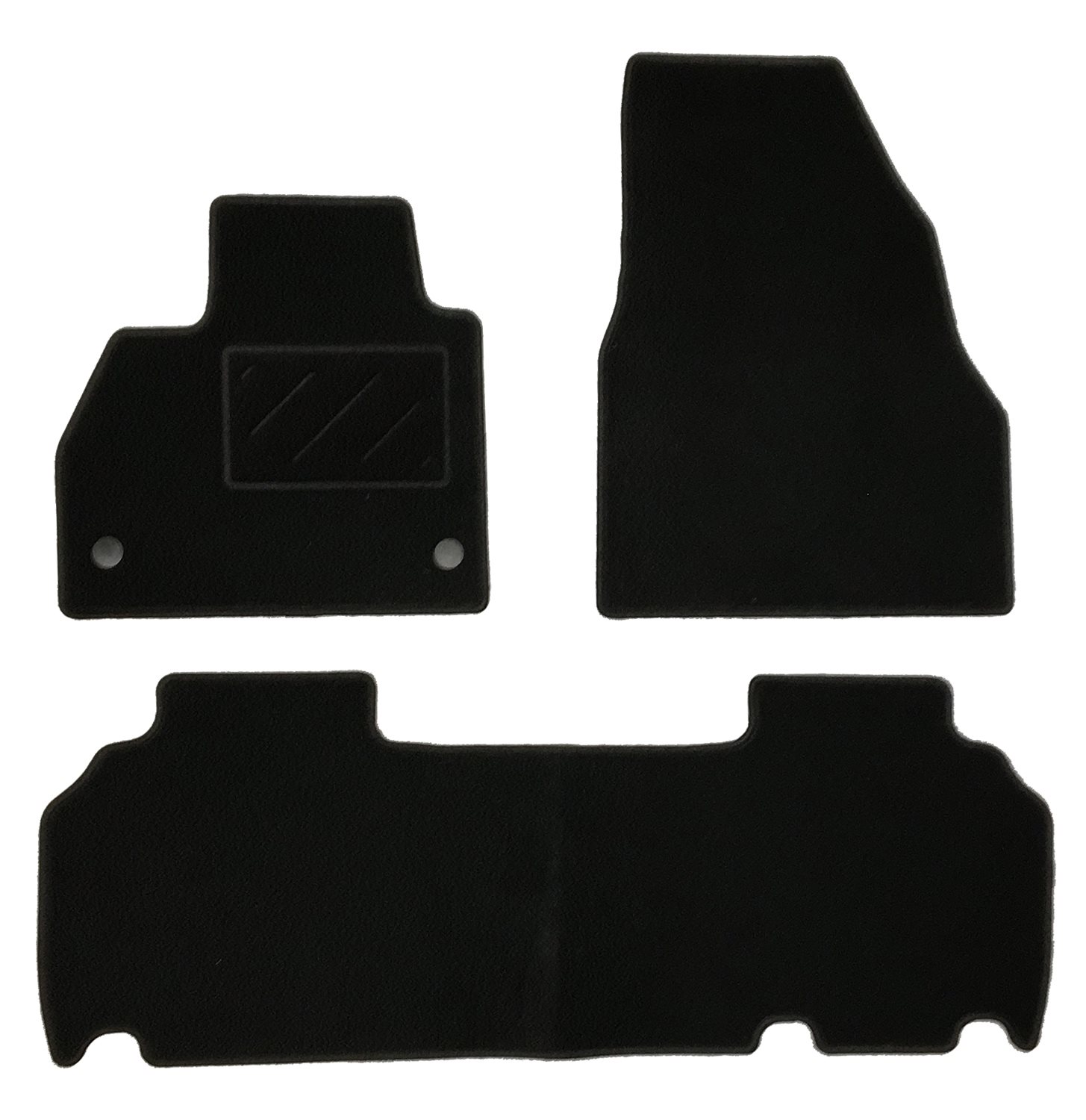 MATTENSET NAALDVILT (ZWART) RENAULT KANGOO FAMILY 2008 -> 3