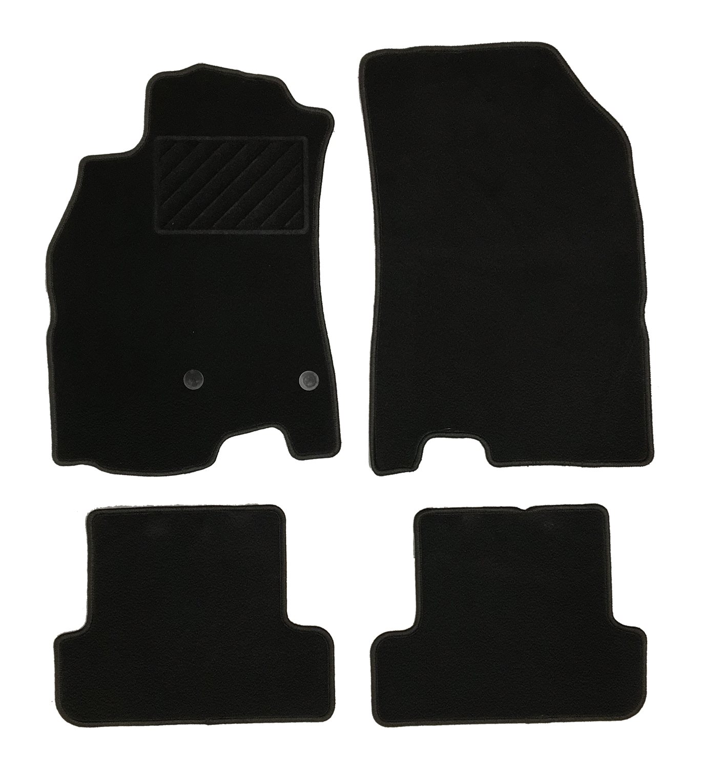 MATTENSET NAALDVILT (ZWART) RENAULT MEGANE 3 ESTATE 2009 -> 3