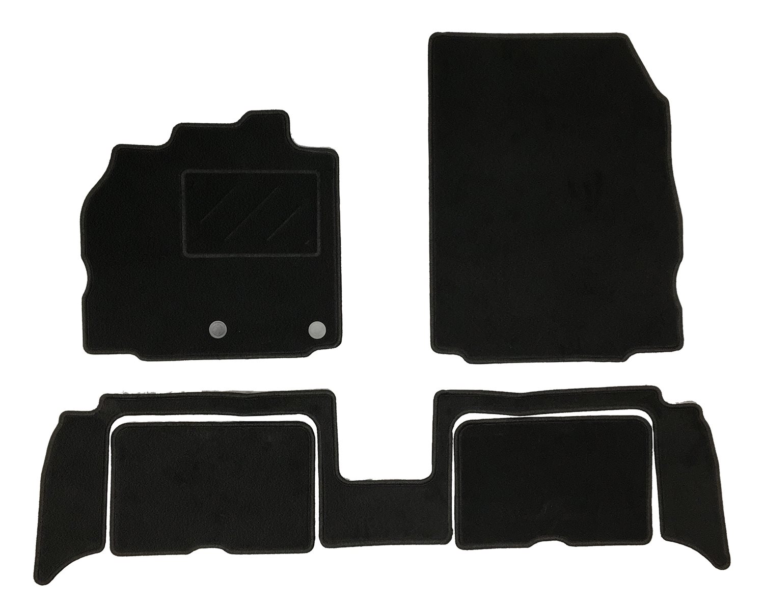 MATTENSET NAALDVILT (ZWART) RENAULT SCENIC / GRAND SCENIC III 2009 - 2016 3