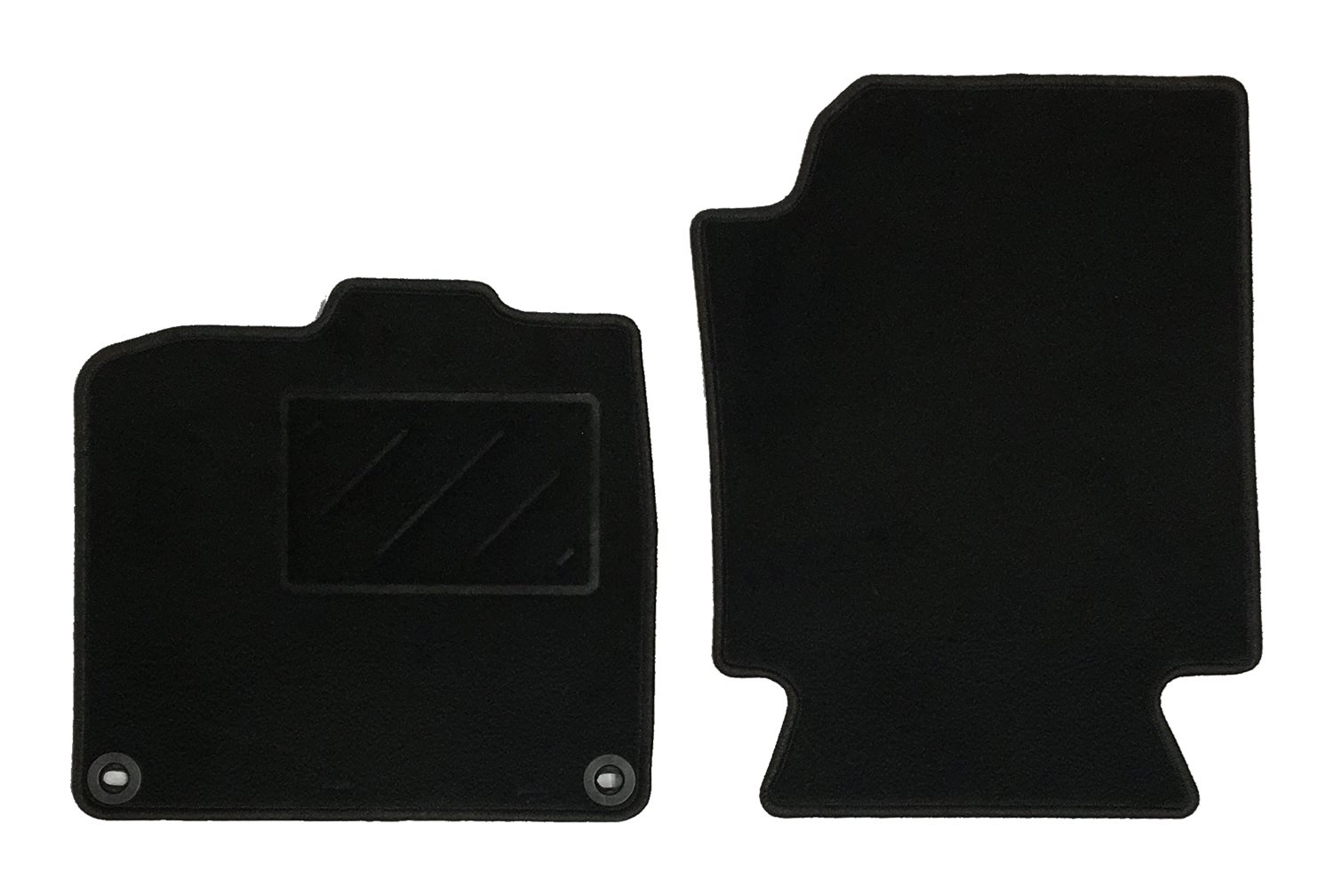 MATTENSET NAALDVILT (ZWART) SMART FORTWO W451 TYPE II 2007 - 2014 3