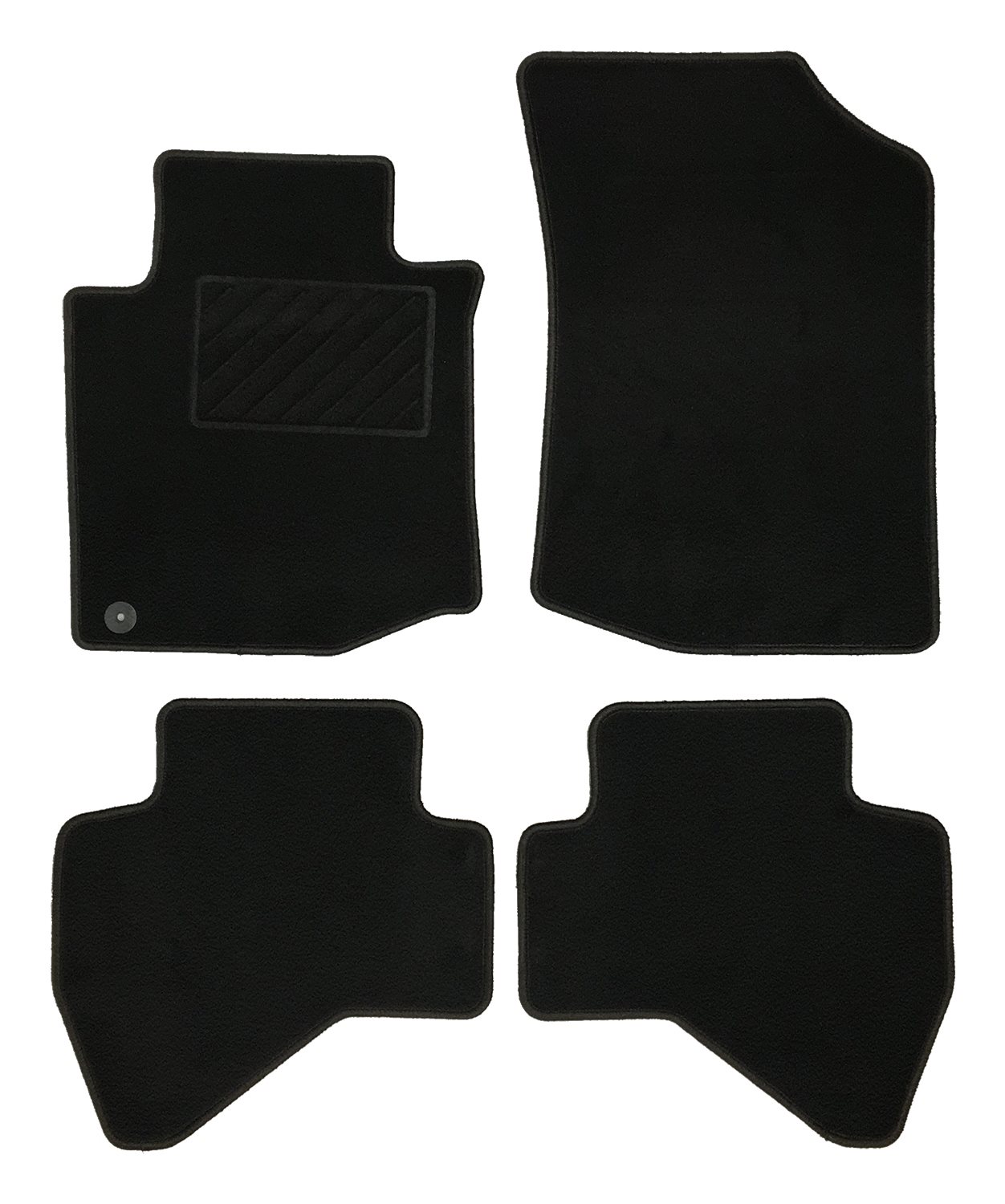 MATTENSET NAALDVILT (ZWART) TOYOTA AYGO 2005 - 2010 3