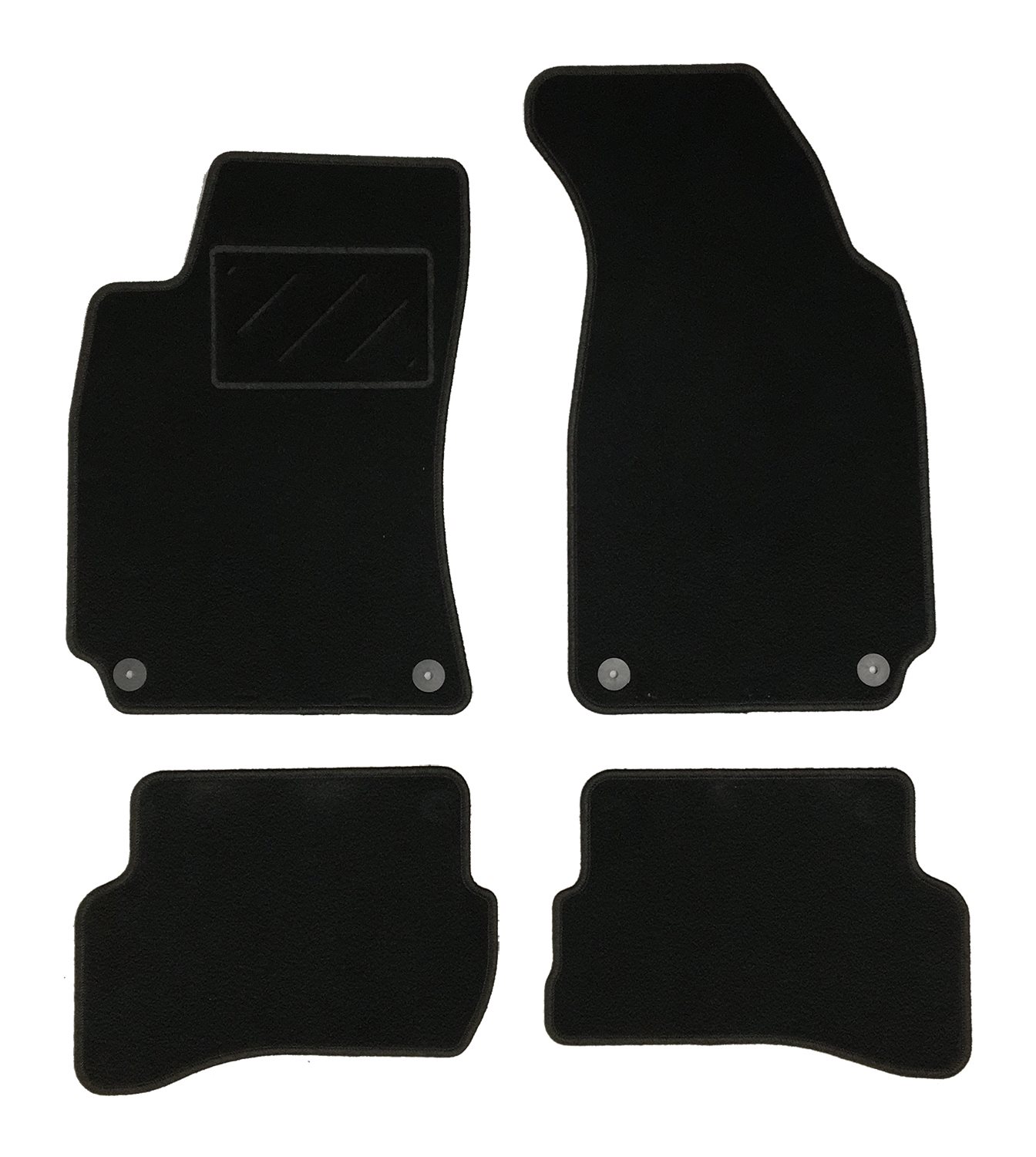MATTENSET NAALDVILT (ZWART) VW PASSAT  1996 - 2005 3