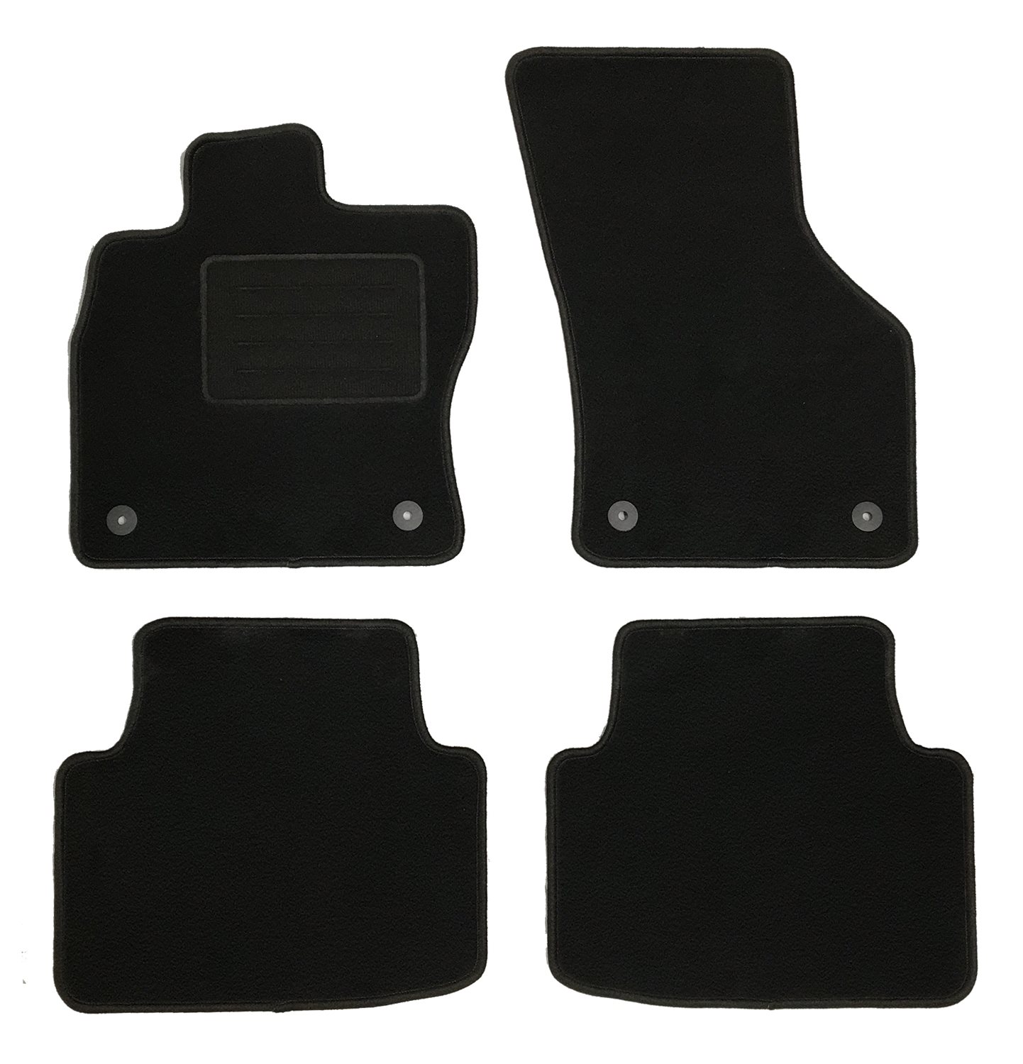 MATTENSET NAALDVILT (ZWART) VW PASSAT 2014 -> 2