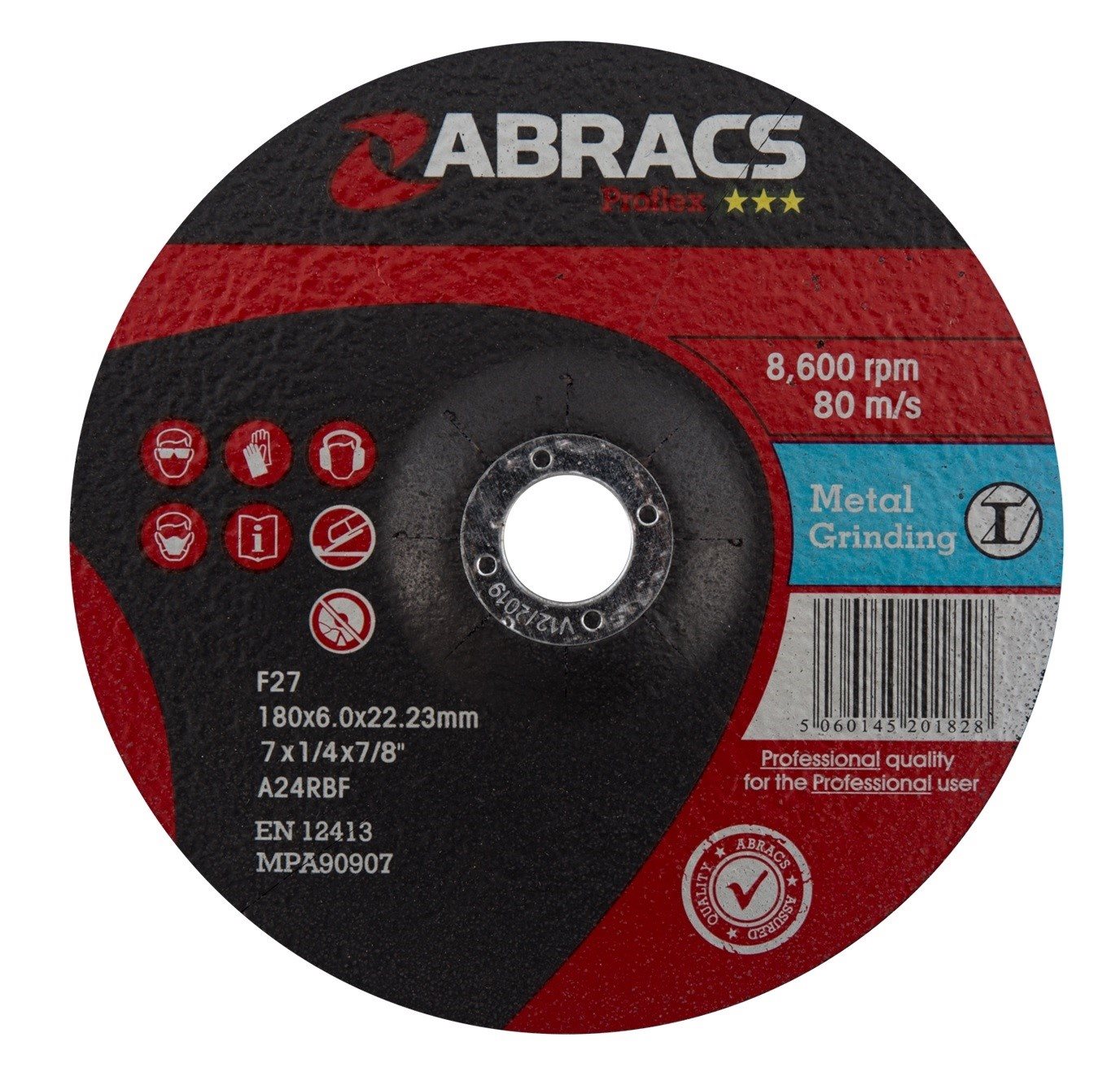 ABRACS PROFLEX 125 MM X 6 MM X 22 MM DPC METAAL