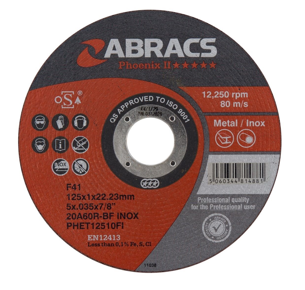ABRACS 115 MM X 1,2 MM X 22 MM PHOENIX EXTRA DUN