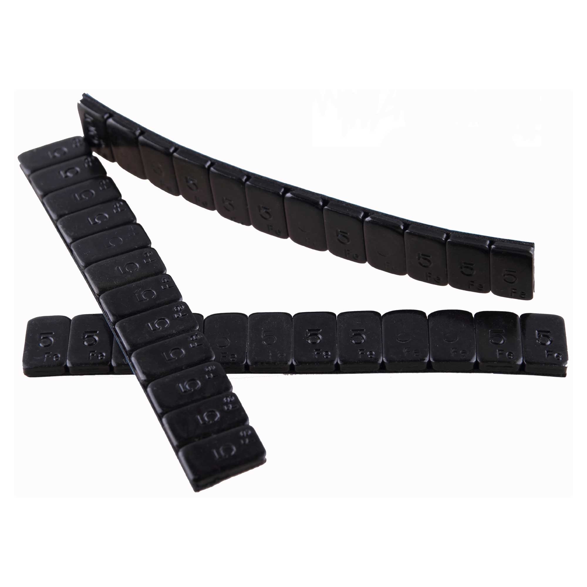 KLEEFGEWICHTEN ZWART GECOAT FE-VZ 12X5 GR