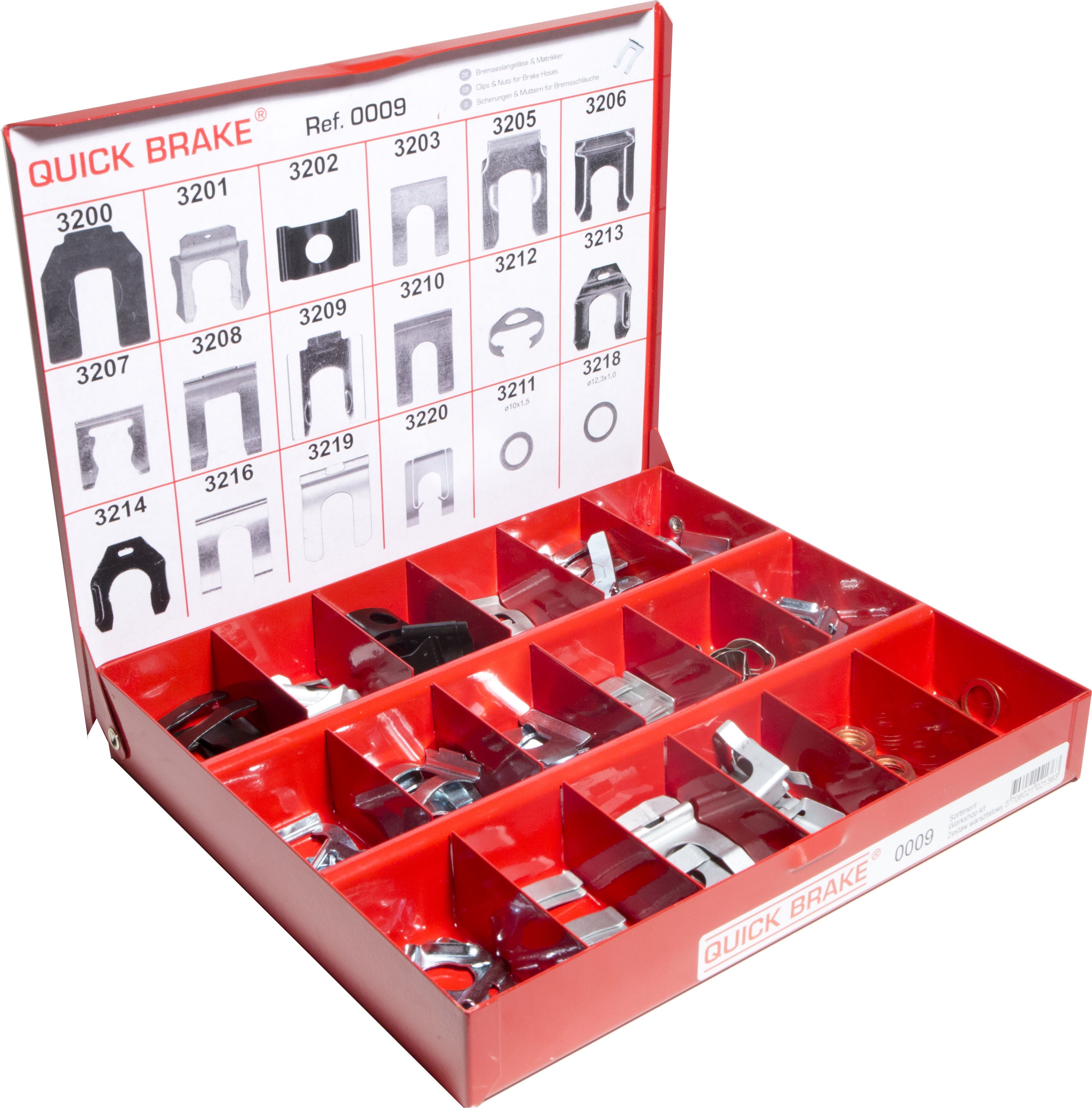 ASSORTIMENT REMSLANG BORGCLIPS 0009