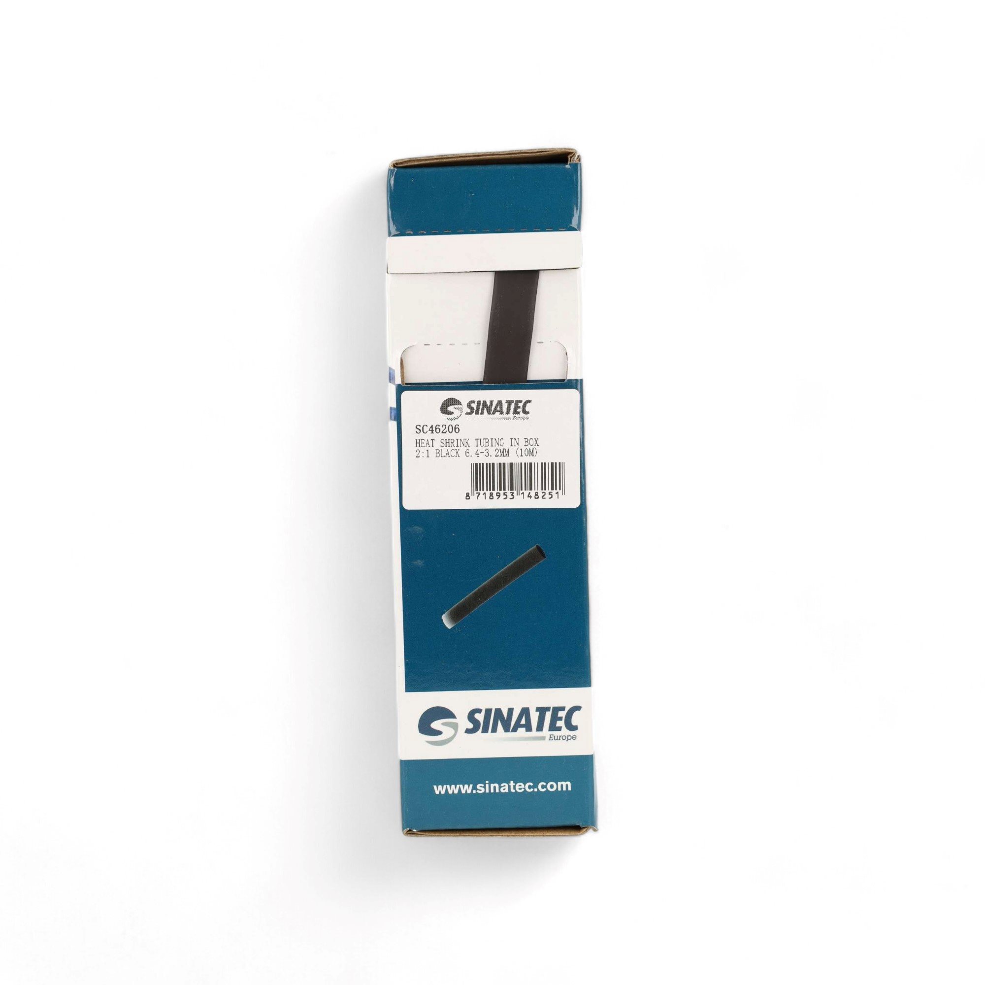 KRIMPKOUS IN BOX 2:1 ZWART 6,4-3,2MM (10M)