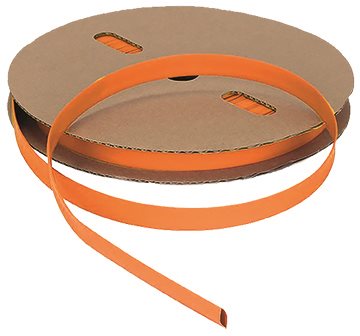KRIMPKOUS OP ROL 3:1 ORANJE-EV 25.4MM / 25MTR