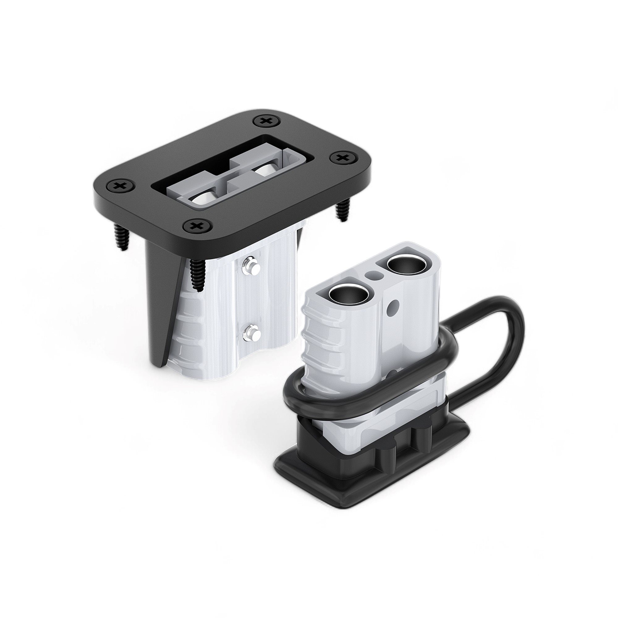 INBOUW HOUDER ENKEL VOOR 50A ANDERSON CONNECTOR