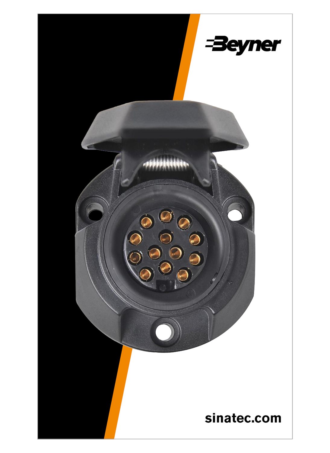 12V STEKKERDOOS 13-POLIG PVC TYPE JAEGER