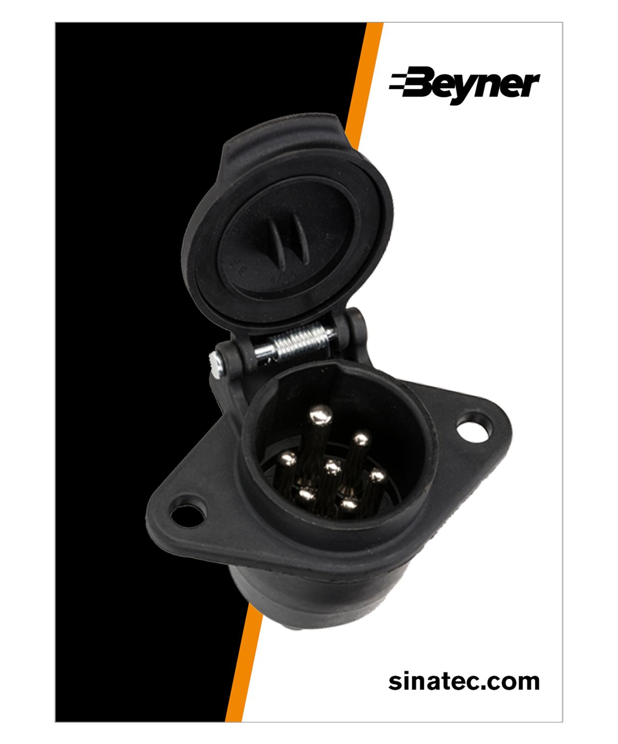 24V SOCKET PVC 7-POLE SCREW CONNECTION N-TYPE