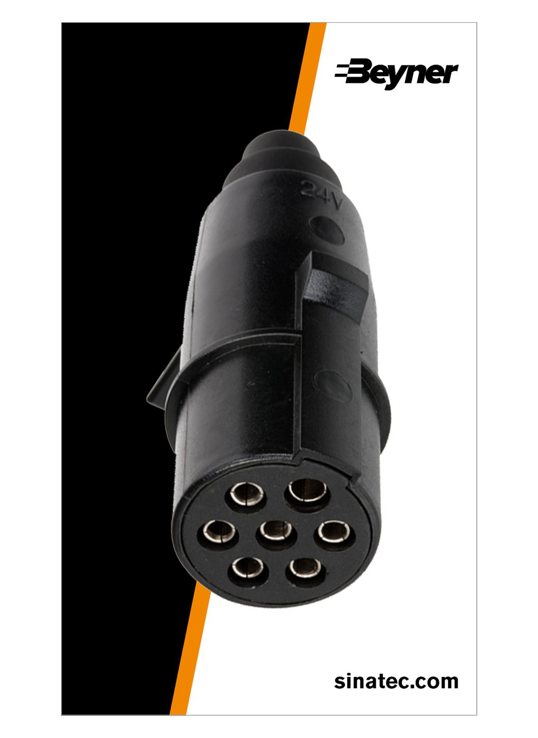 STEKKER 24V PVC 7 I1185/D72579 POLIG SCHROEFAANSL N-TYPE