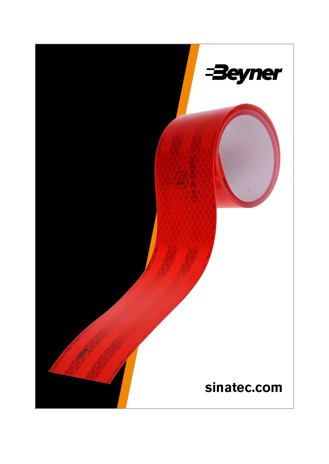 REFLECTEREND TAPE 3M ROOD 50MM/2M