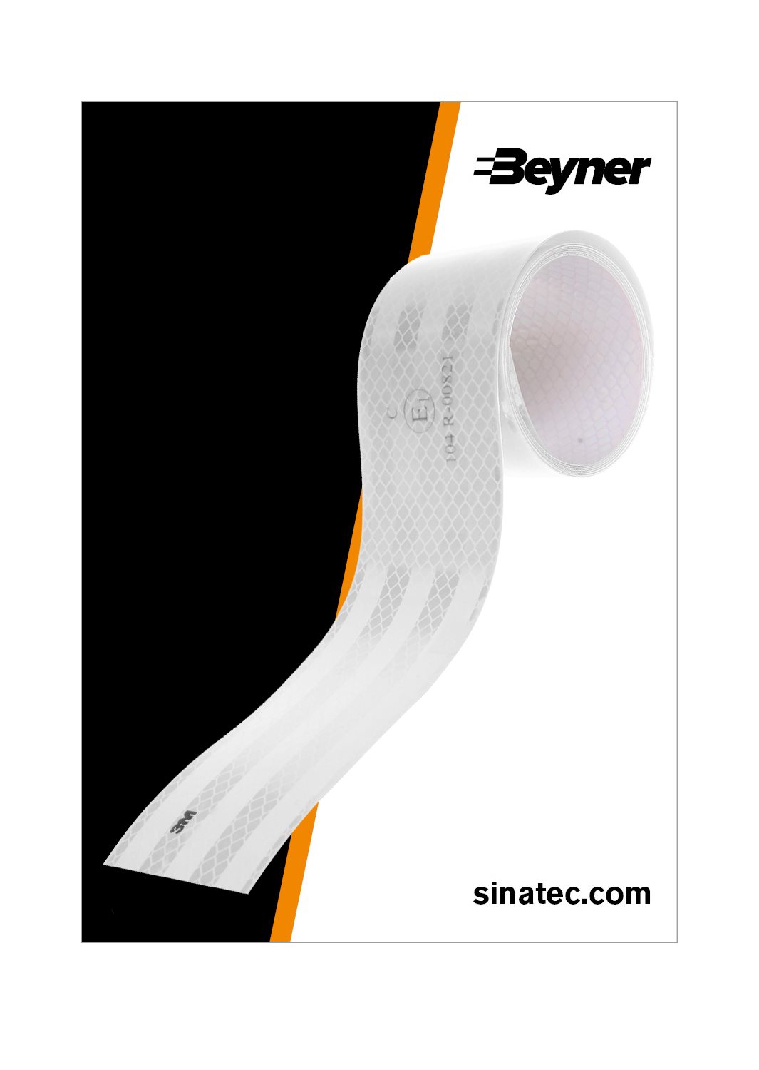 REFLECTEREND TAPE 3M WIT 50MM/2M