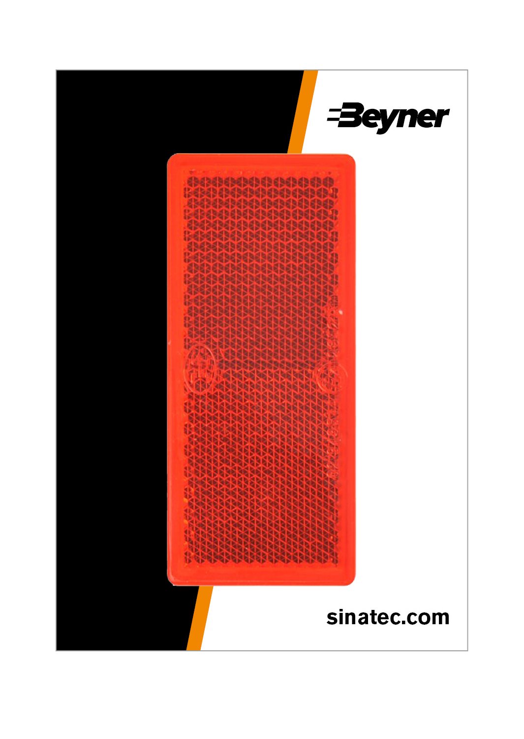 REFLECTOR ROOD 82X36MMZELFKLEVEND