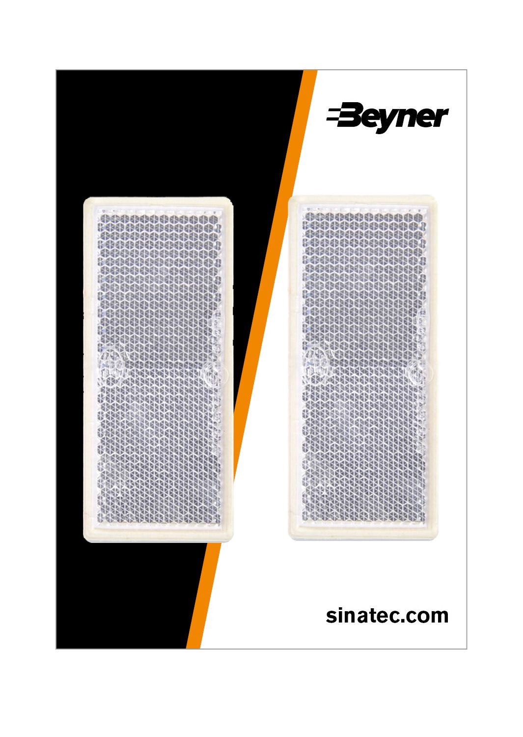 REFLECTOR WIT 82X36MM ZELFKLEVEND