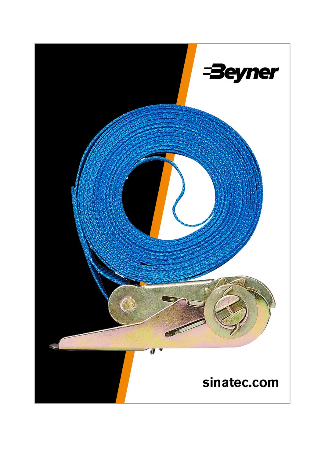 SPANBAND BLAUW MET RATEL 5 METER