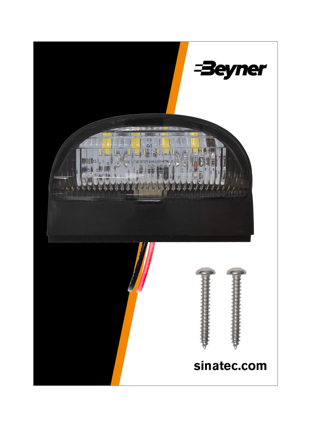 KENTEKENVERLICHTING 72X50MM 4LED